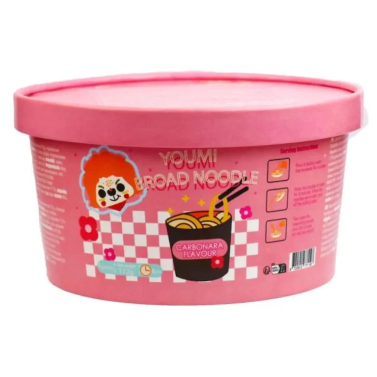 YOUMI INSTANT BROAD NOODLE CREAMY CARBO (ROSA) 112g