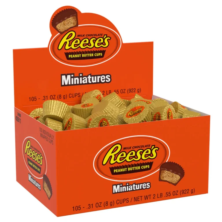 En eske med Reeses peanut butter cups