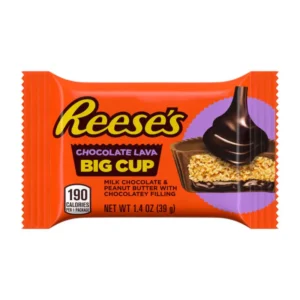 En pakke med Reeses chocolate lava big cup