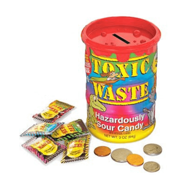 TOXIC WASTE TYE DYE MONEY BANK