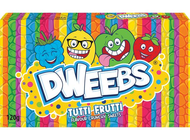 Godteripakke med tutti frutti fra merket "Dweebs"