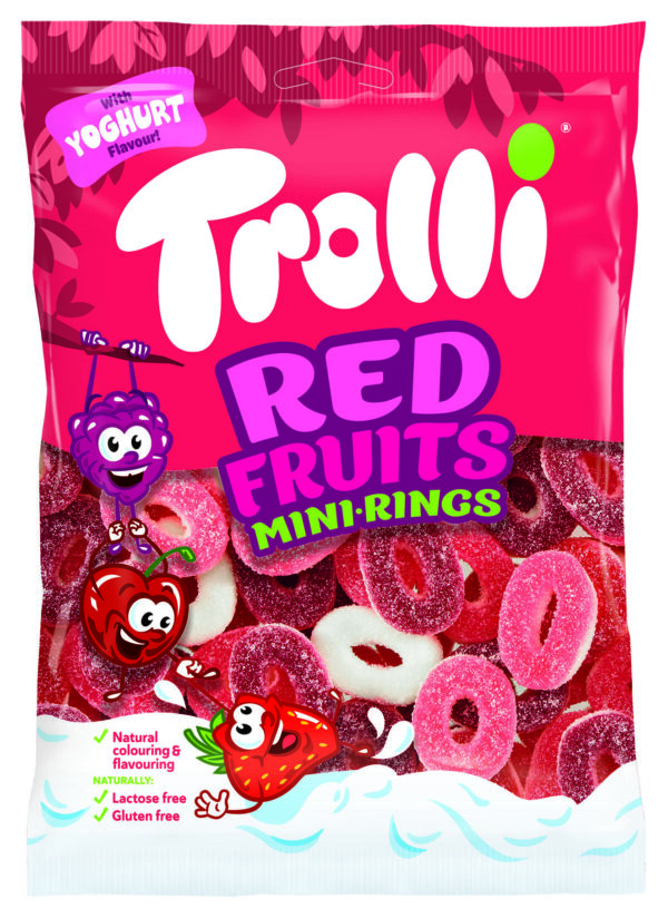 TROLLI Red Fruits Minirings 200g