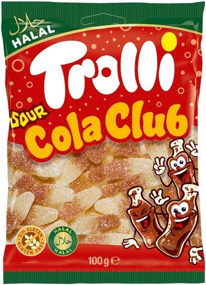 Trolli Halal Sour Cola Club 100gr