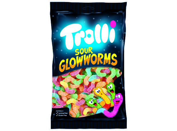 Pakke med sure ormer fra Trolli