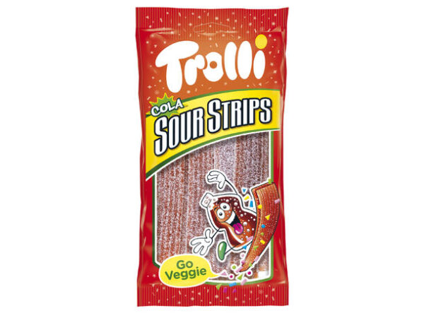 Cola sure godteristenger fra Trolli Stixi