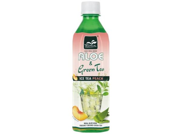 Tropical AV Green Tea peach 500ml